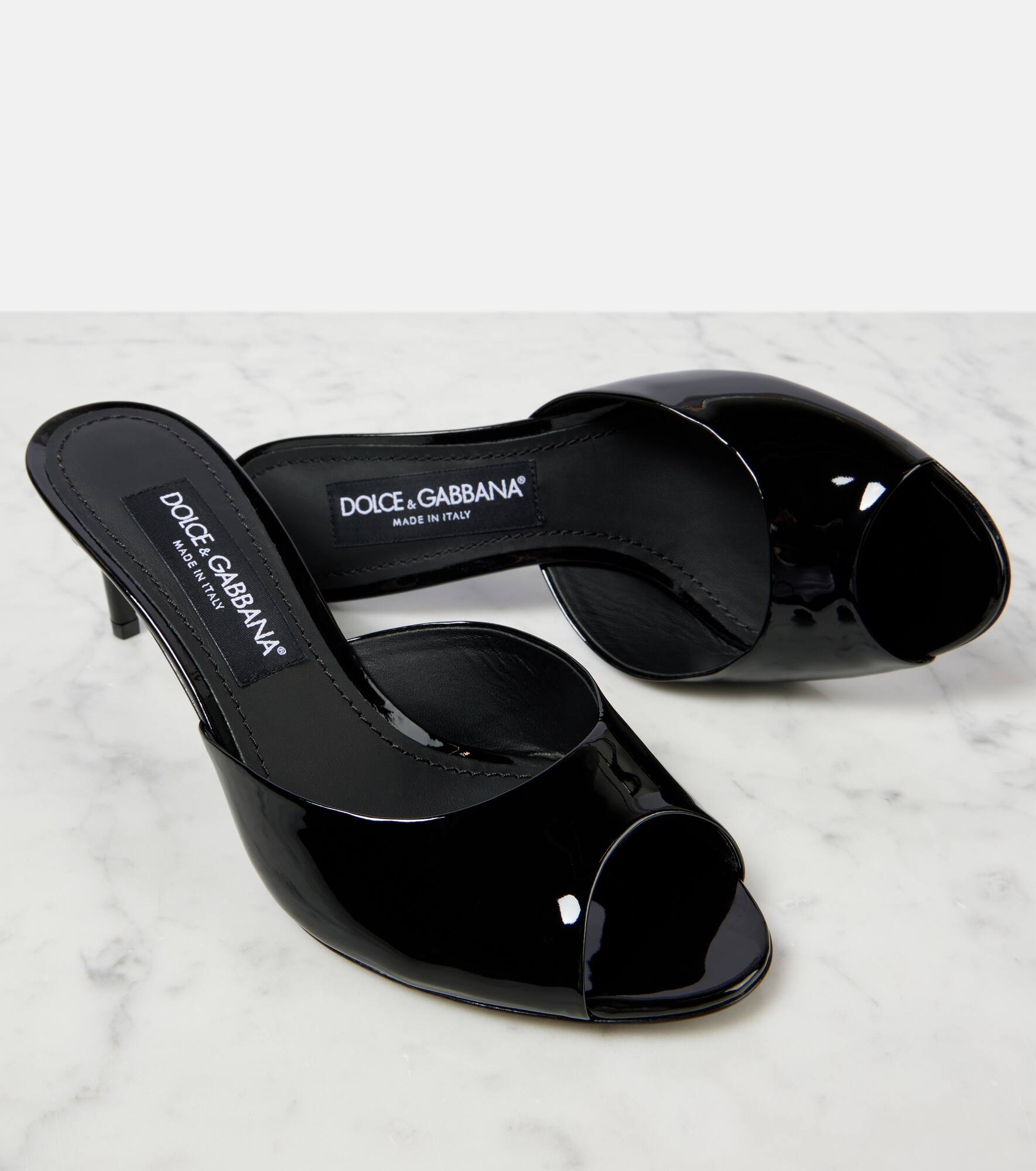 Patent leather sandals - 6