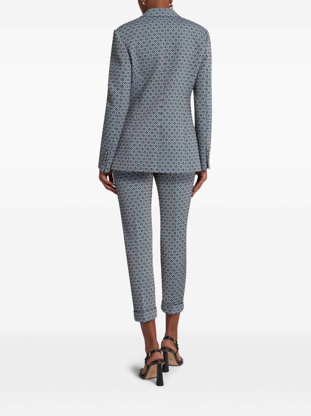 jacquard blazer - 3