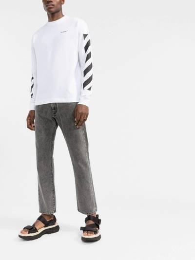 Off-White logo-print long-sleeve T-shirt outlook