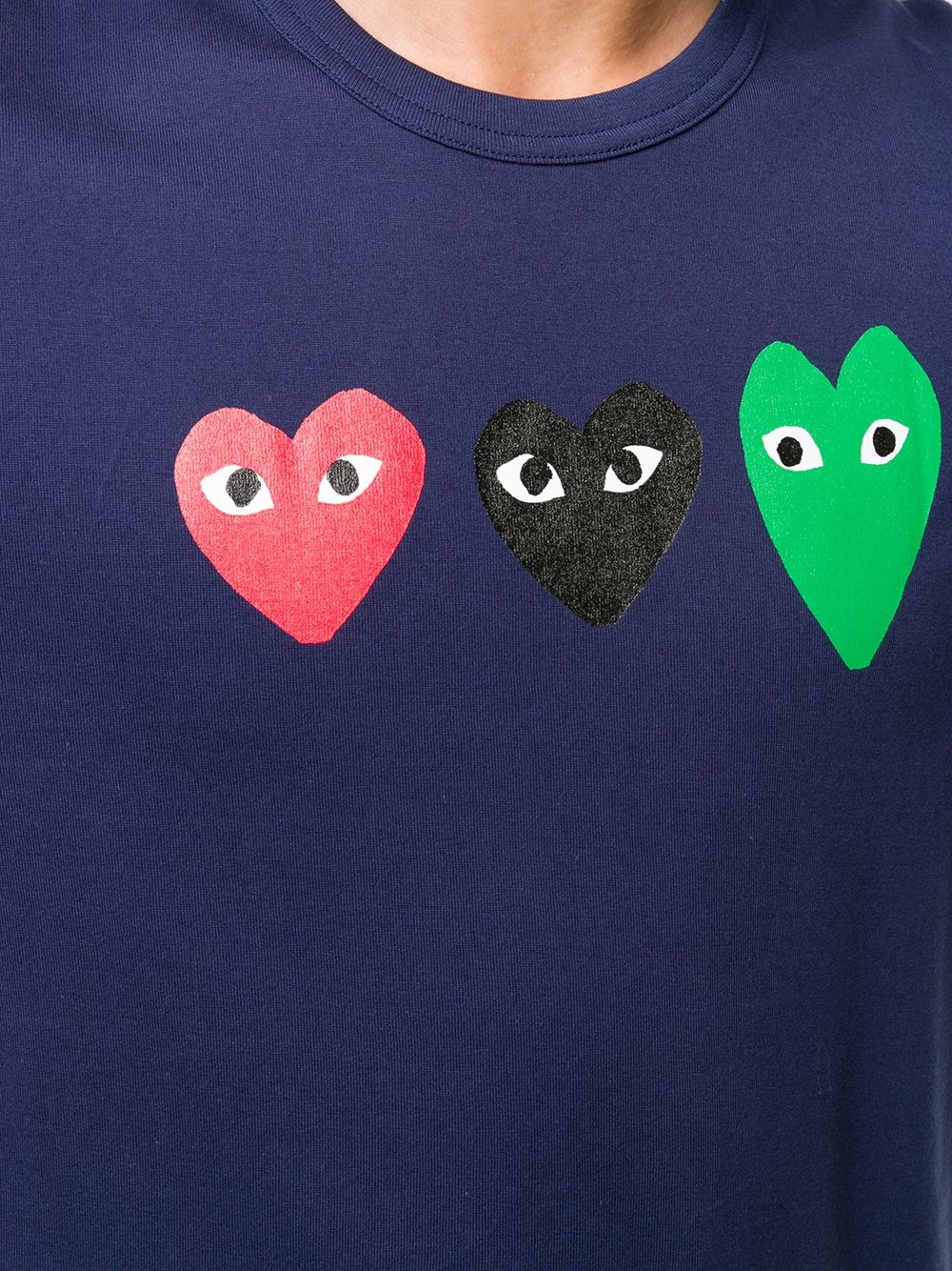 heart logo T-shirt - 5