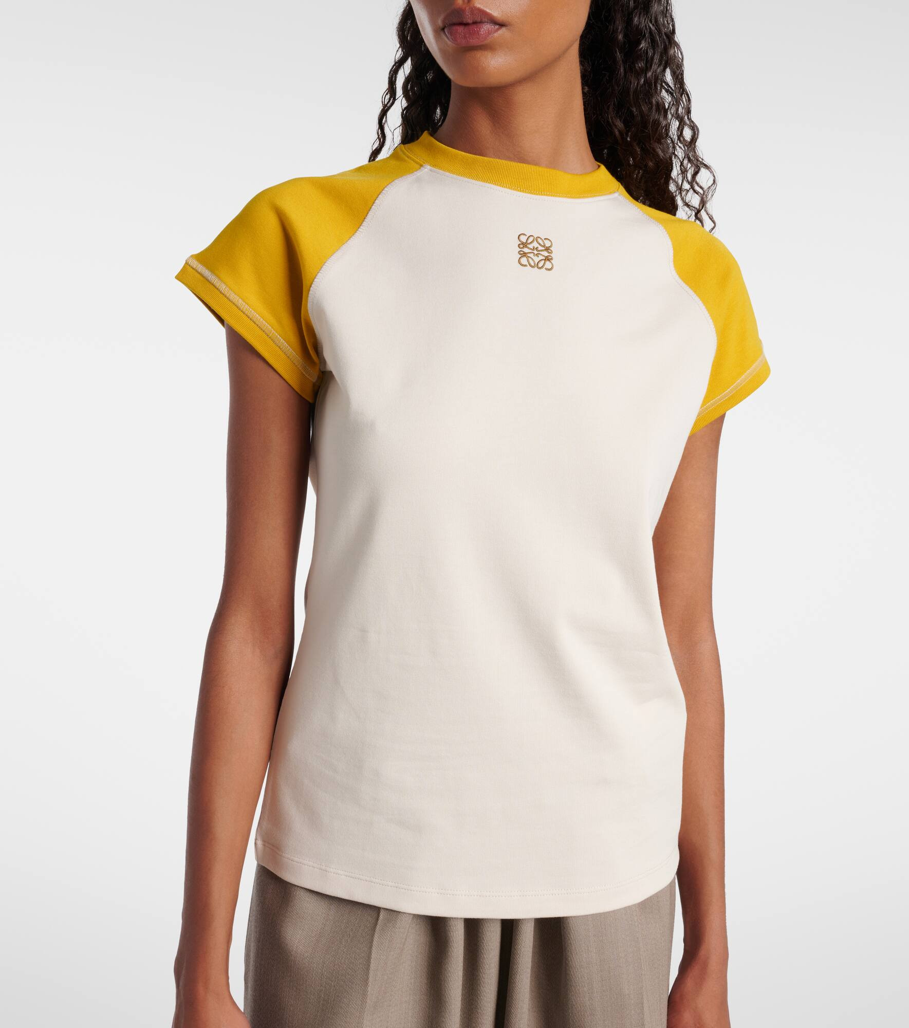 Cotton-blend T-shirt - 5