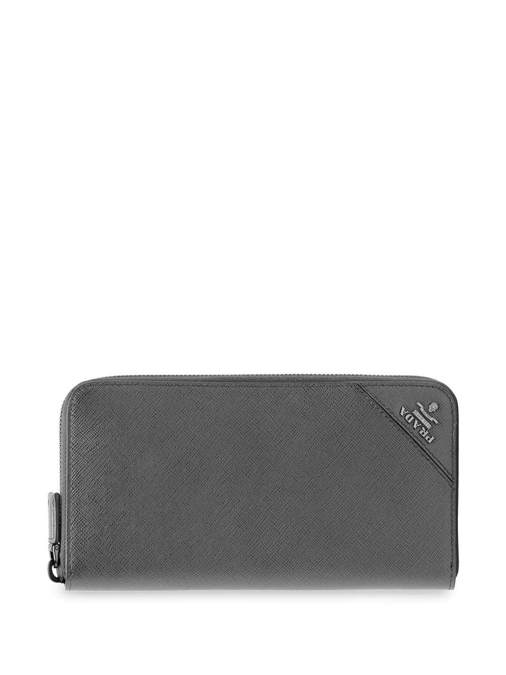 Saffiano leather zip-around wallet - 1