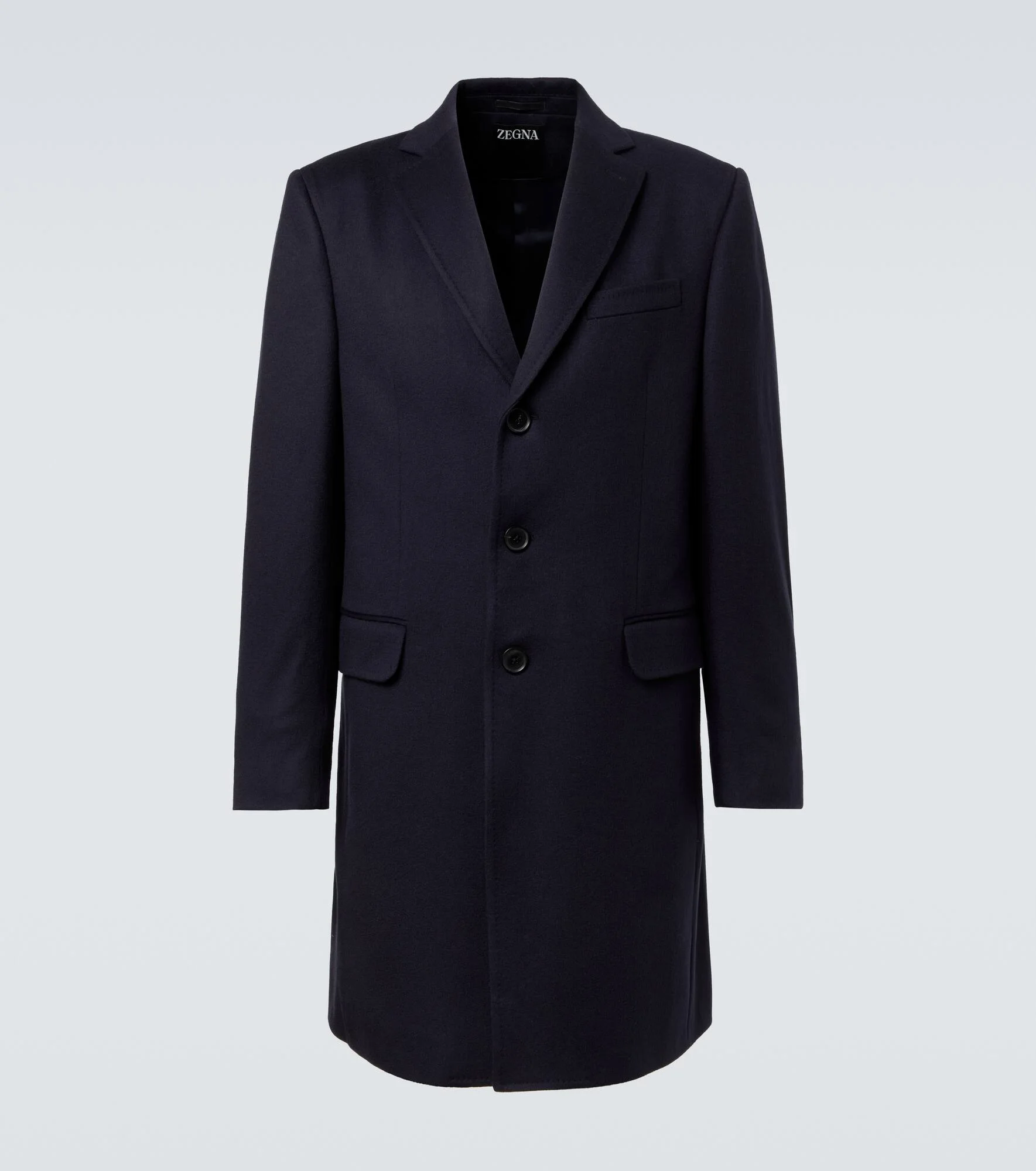 Wool and cashmere-blend coat - 1