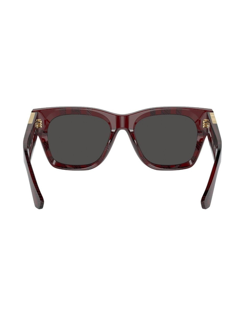 checkered wayfarer-frame sunglasses 4