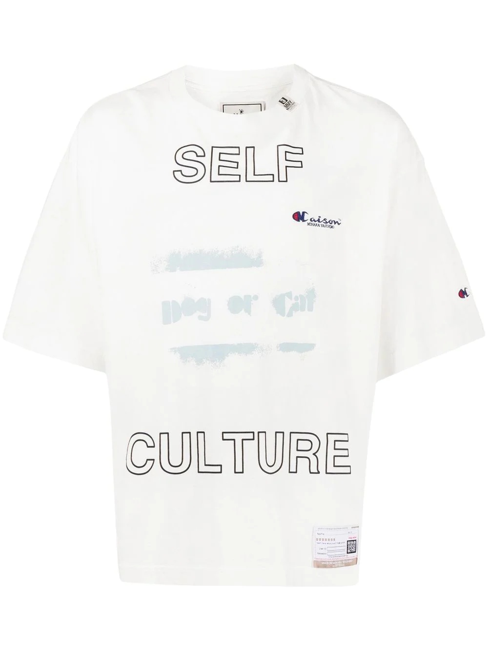 text-print T-shirt - 1