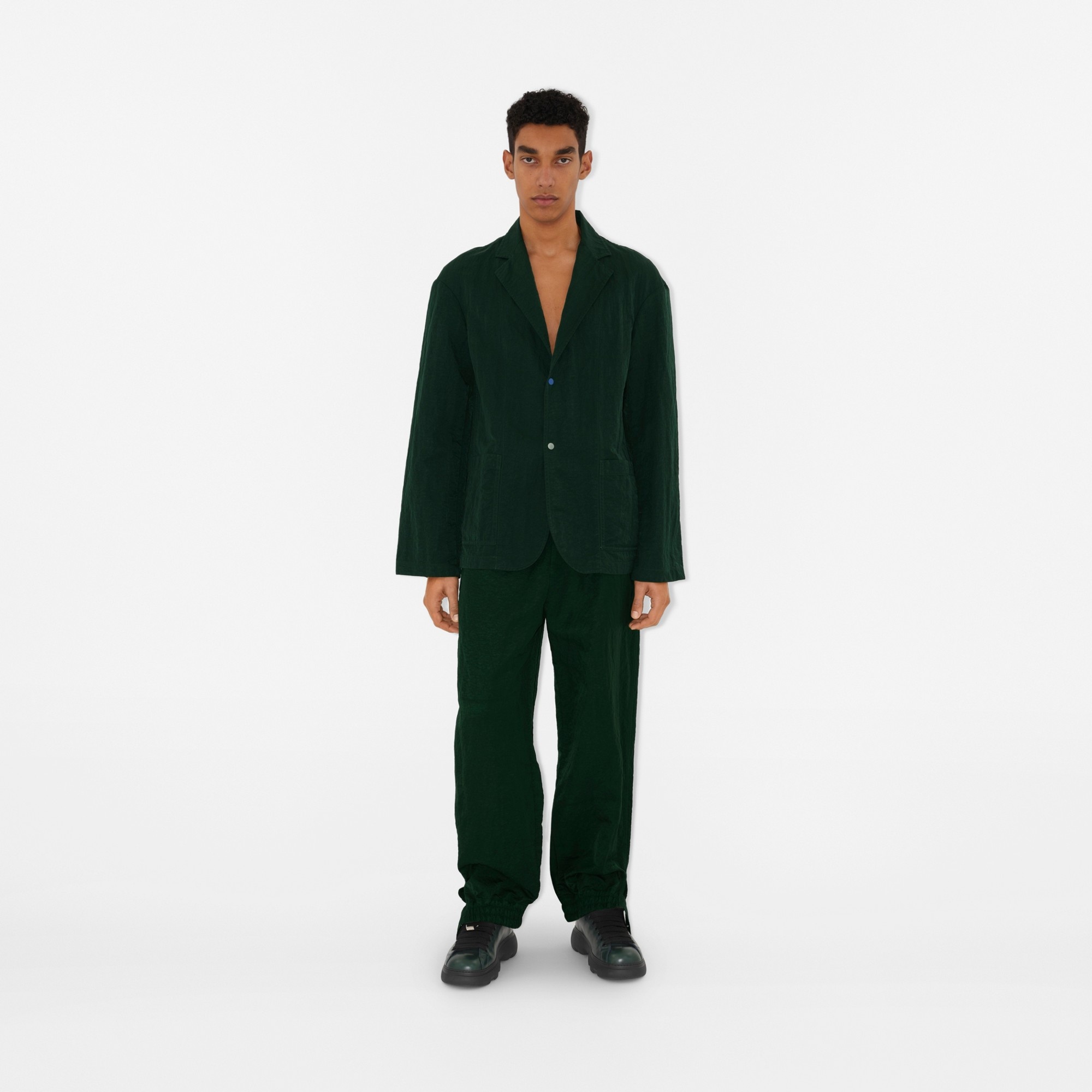 Nylon Tailored Trousers - 2