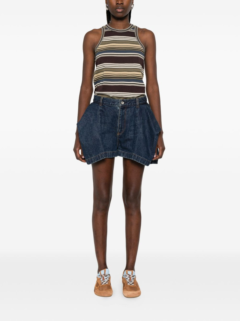 sacai striped tank top outlook