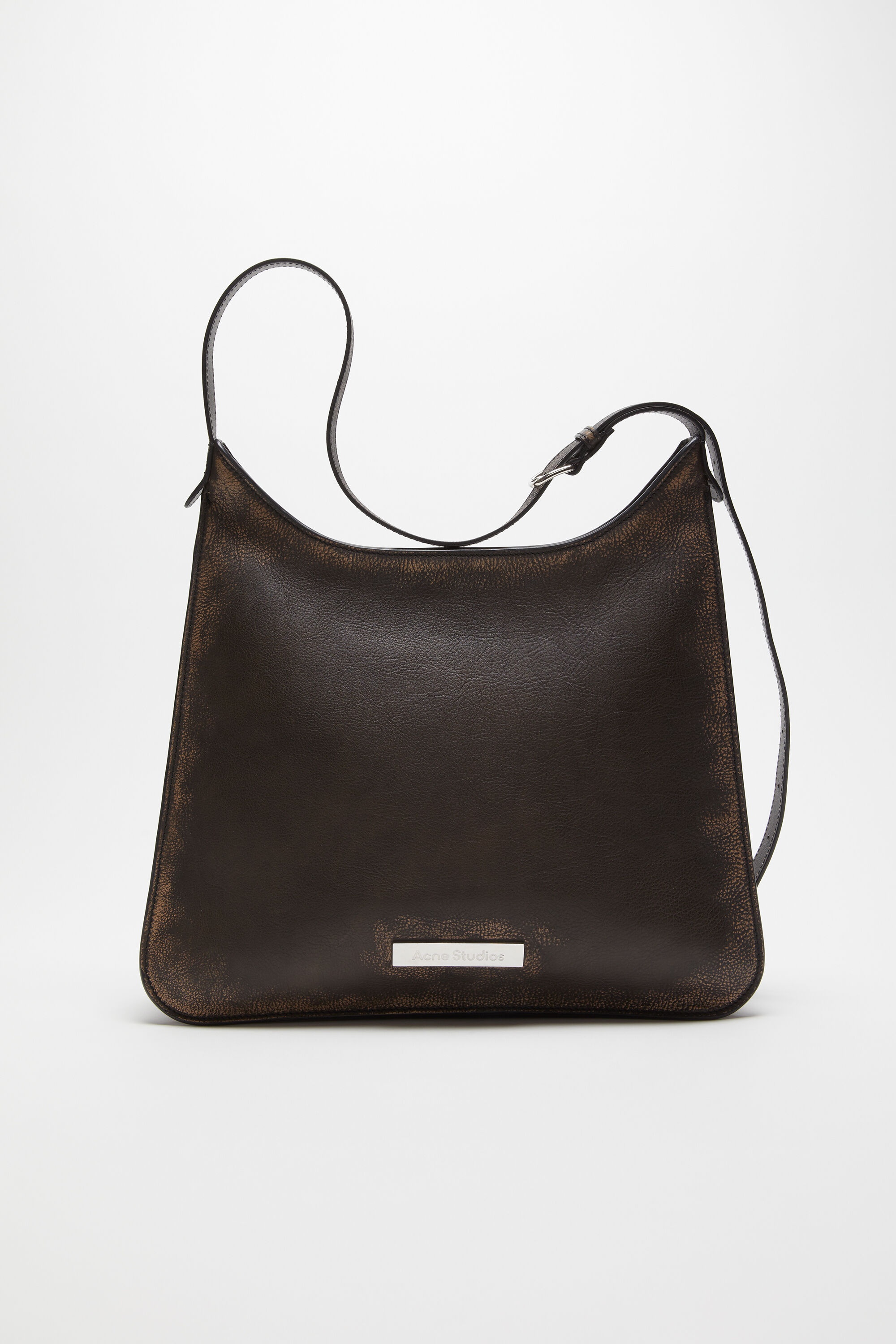 Platt shoulder bag - Dark brown/beige - 1