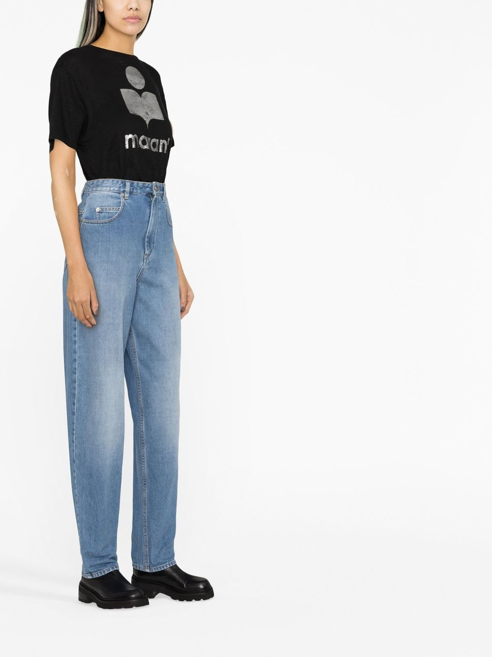 logo-print T-shirt - 3