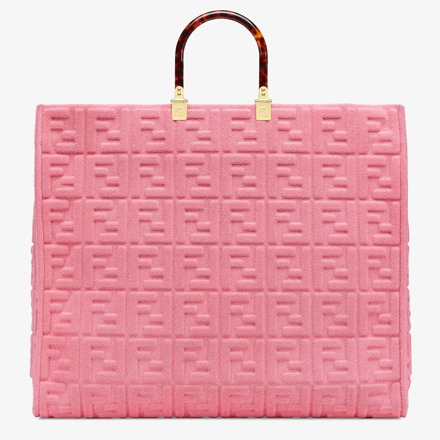 Pink terrycloth shopper - 4