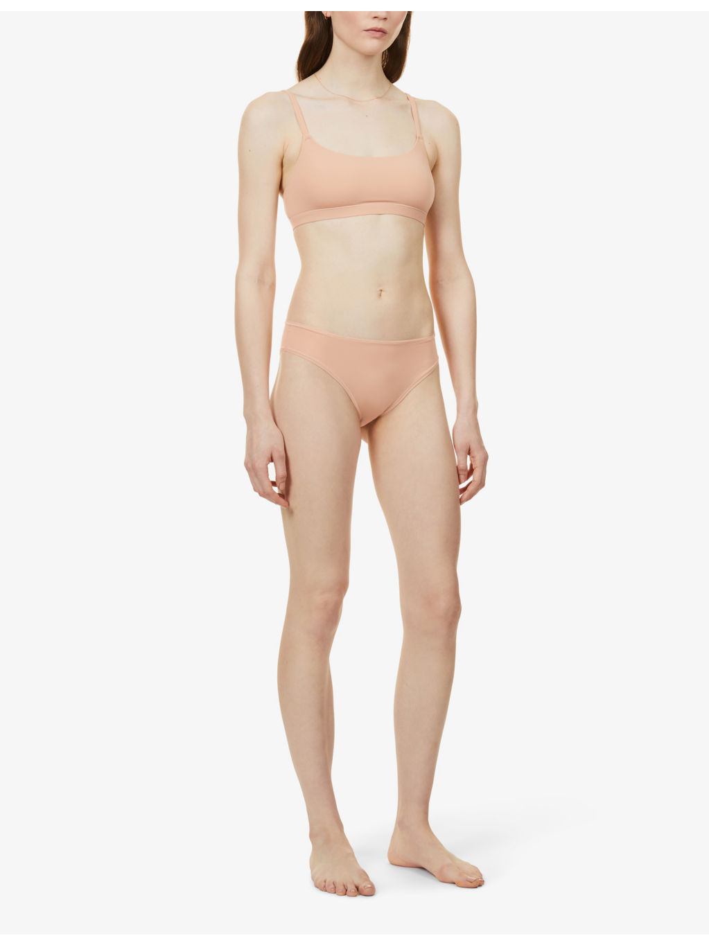 Fits Everybody scooped stretch-woven bra - 2