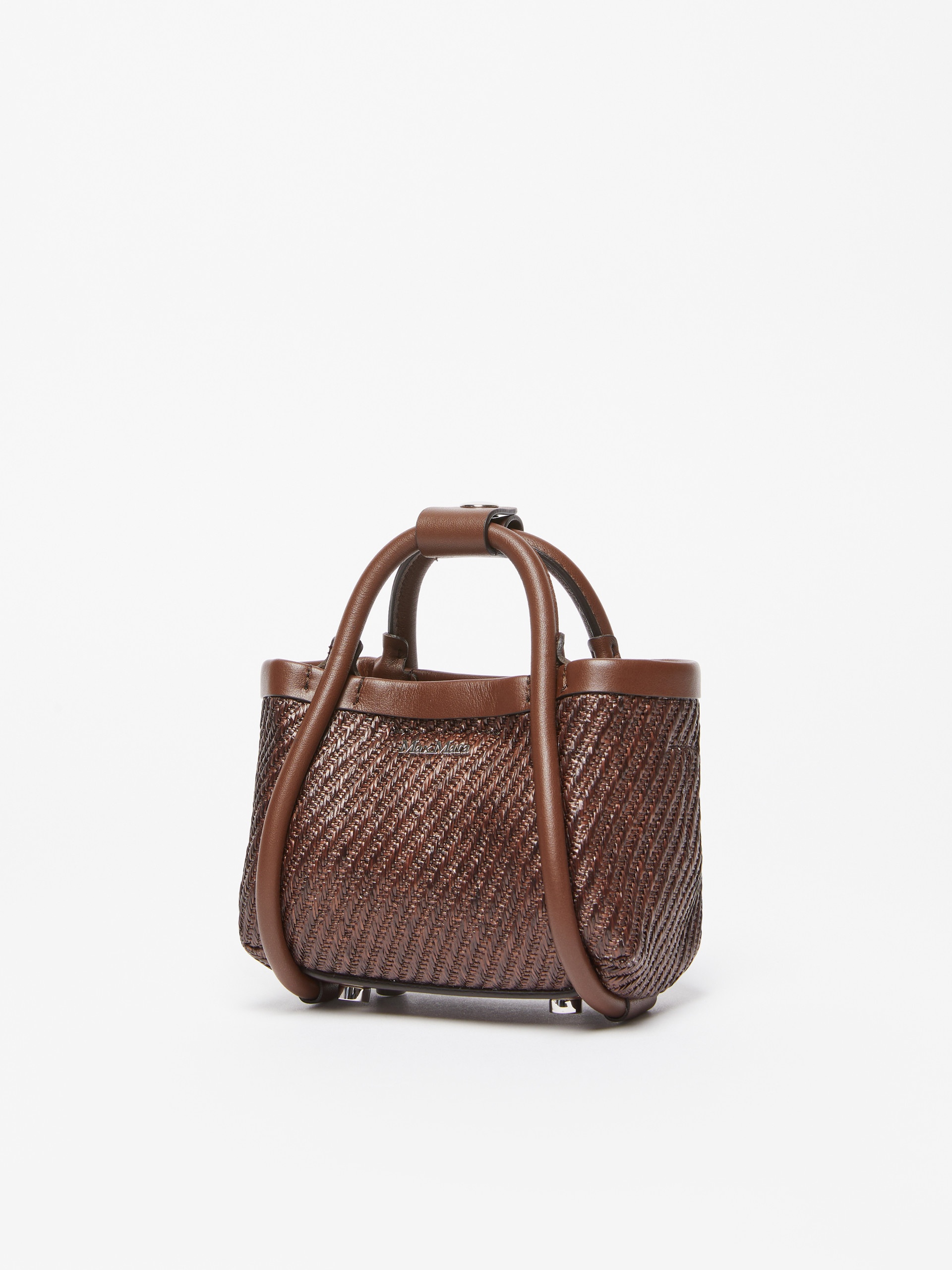 SUMMERMINI Raffia-effect fabric mini Marine bag - 2
