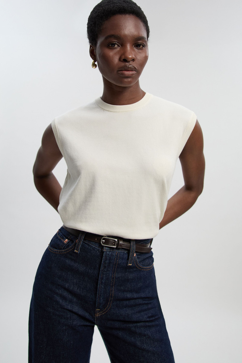 KAREN MILLEN Viscose Blend Knit Top outlook