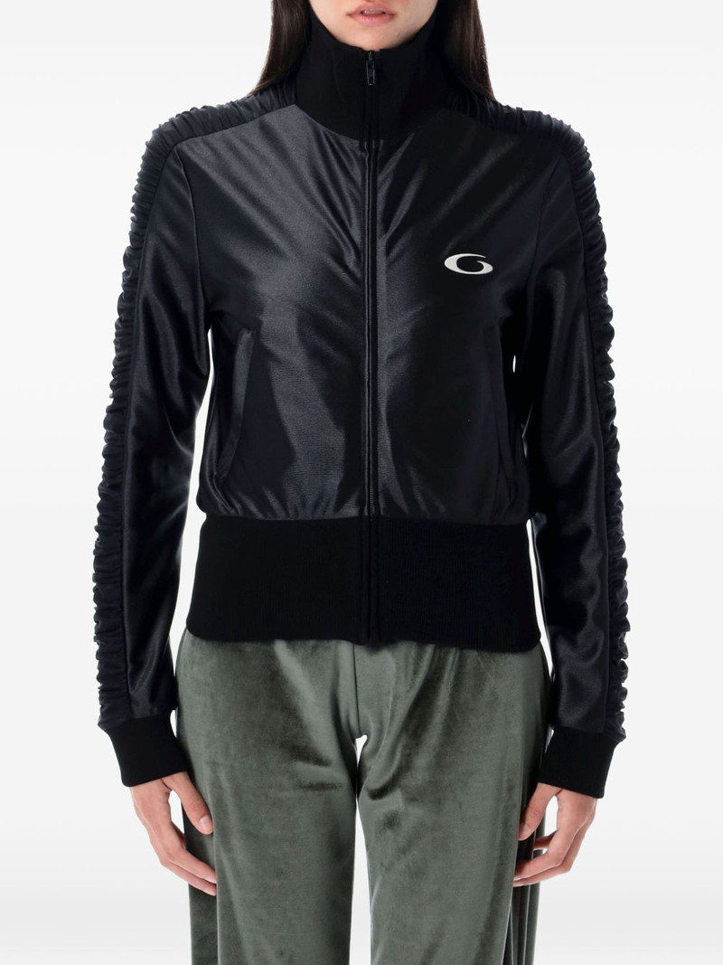 ruched-sleeve jacket 1