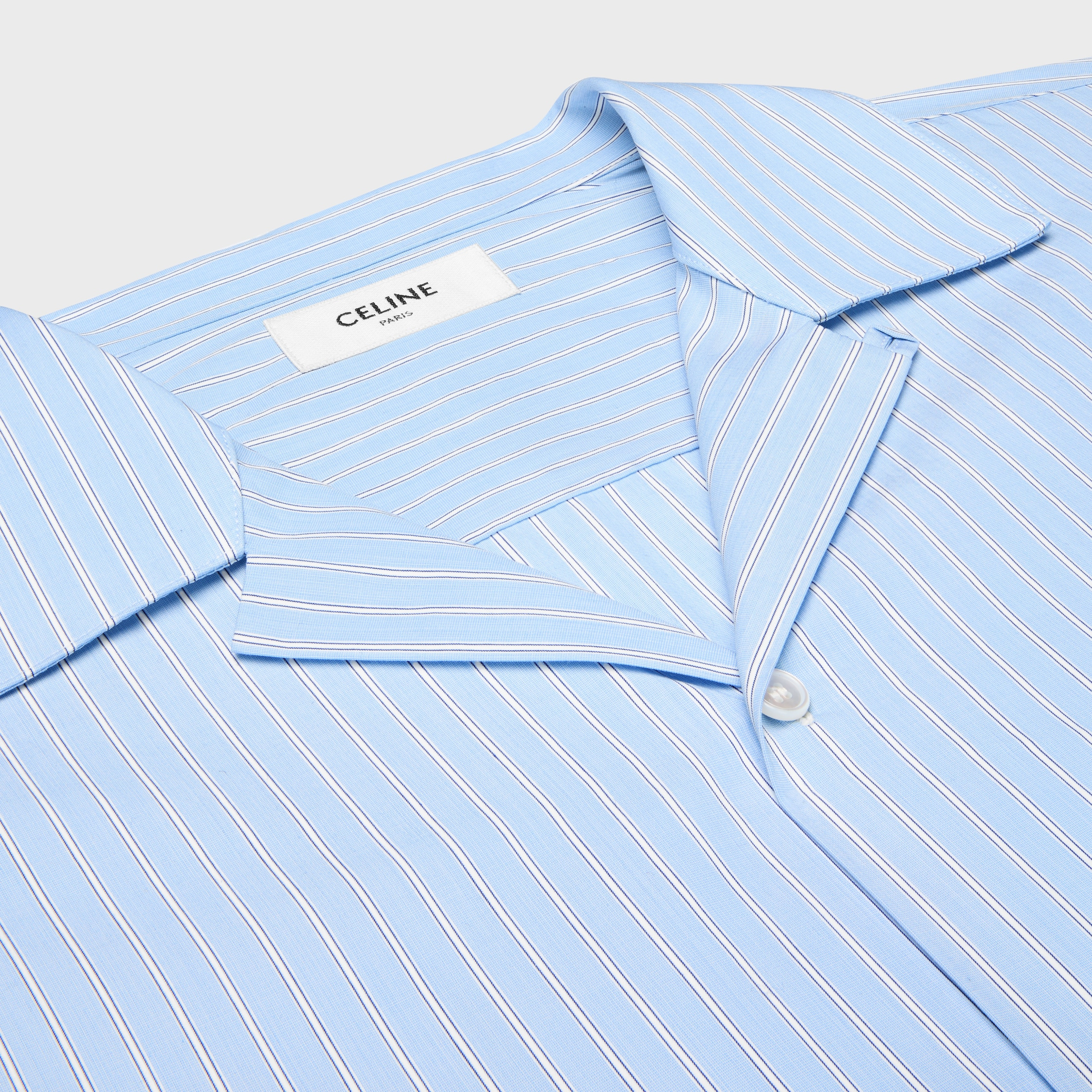 bowling shirt IN STRIPED COTTON POPLIN - 3