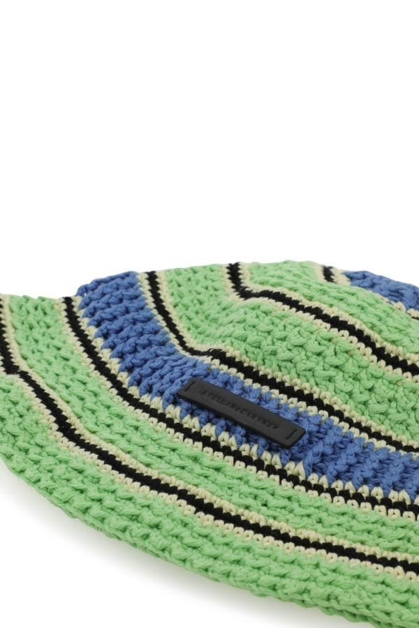 Stella McCartney Embroidered crochet hat | gebnegozionline