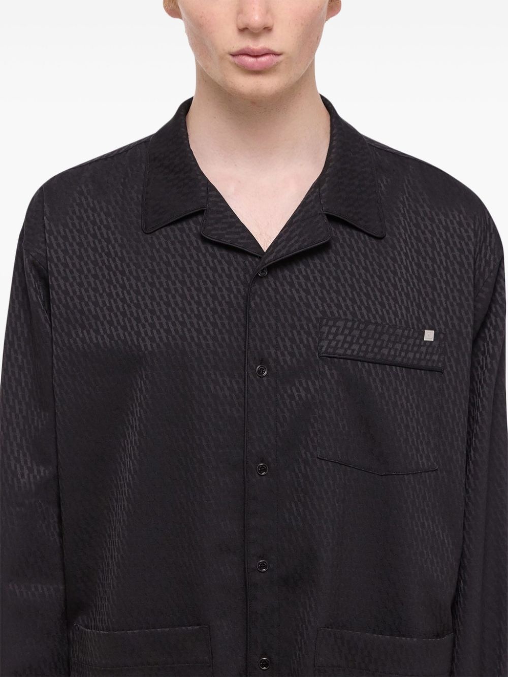 GEOMETRIC-PRINT SHIRT - 5