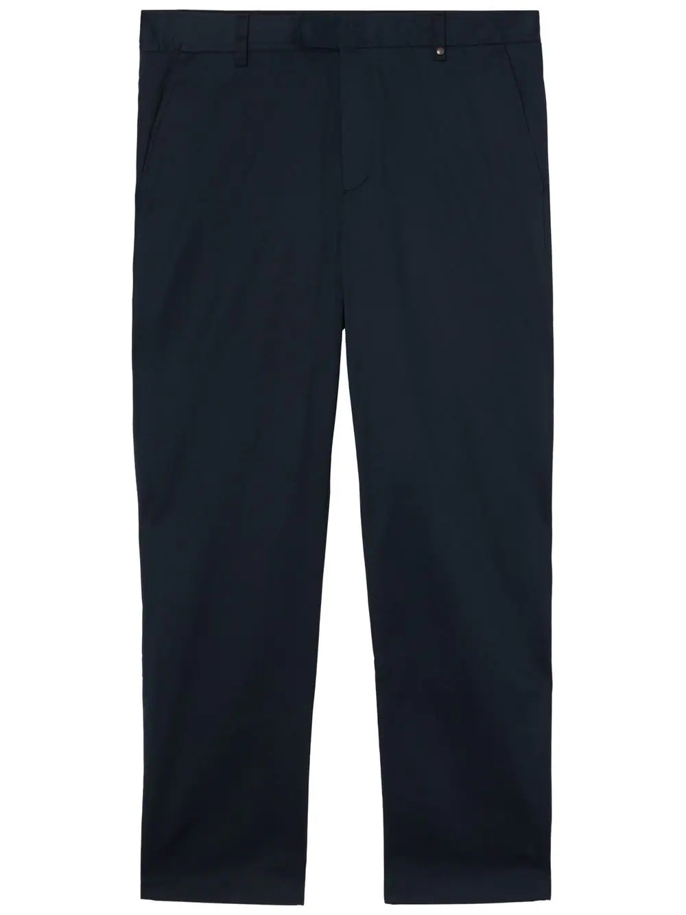embroidered monogram straght-leg trousers - 1