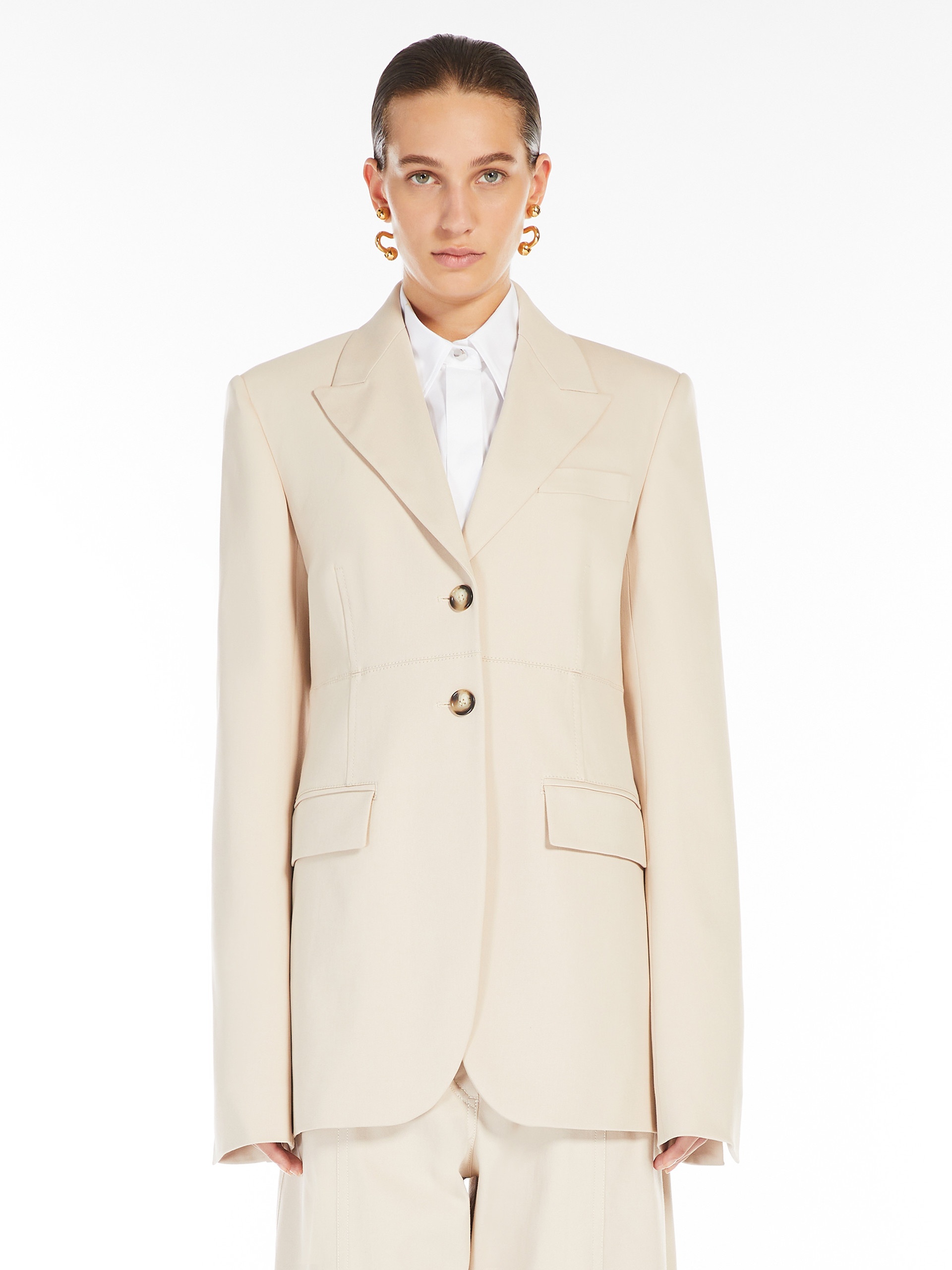 TRIONFO Slim-fit twill blazer - 3