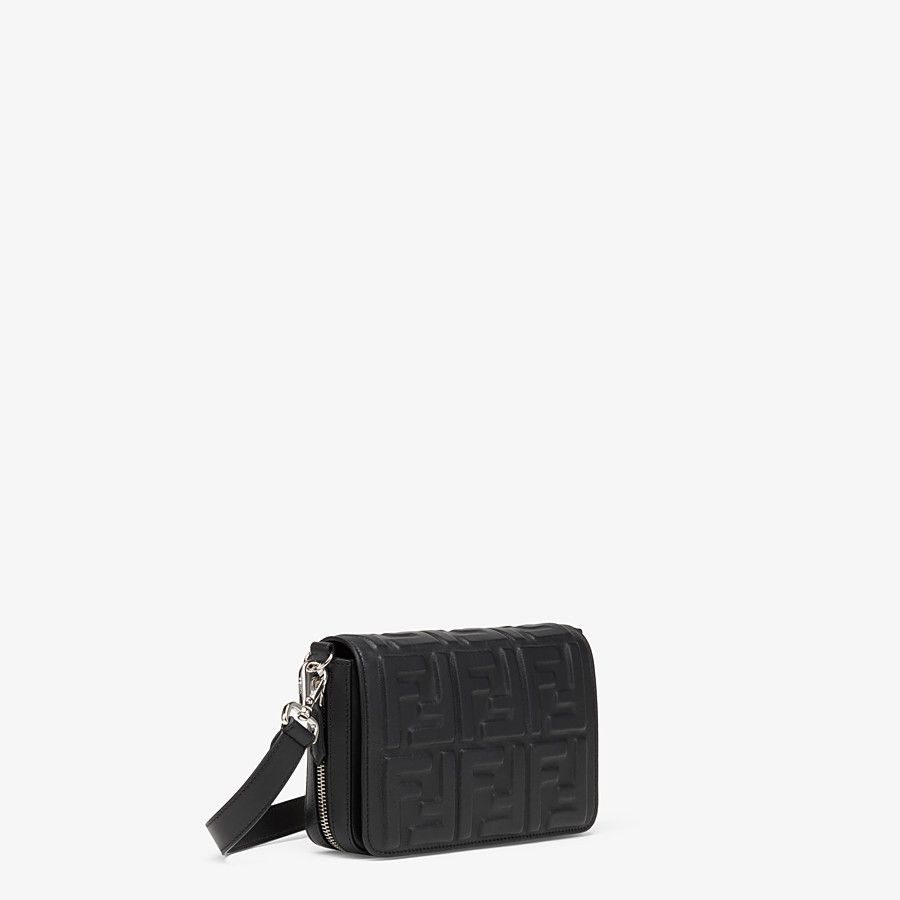 Black nappa leather bag - 9