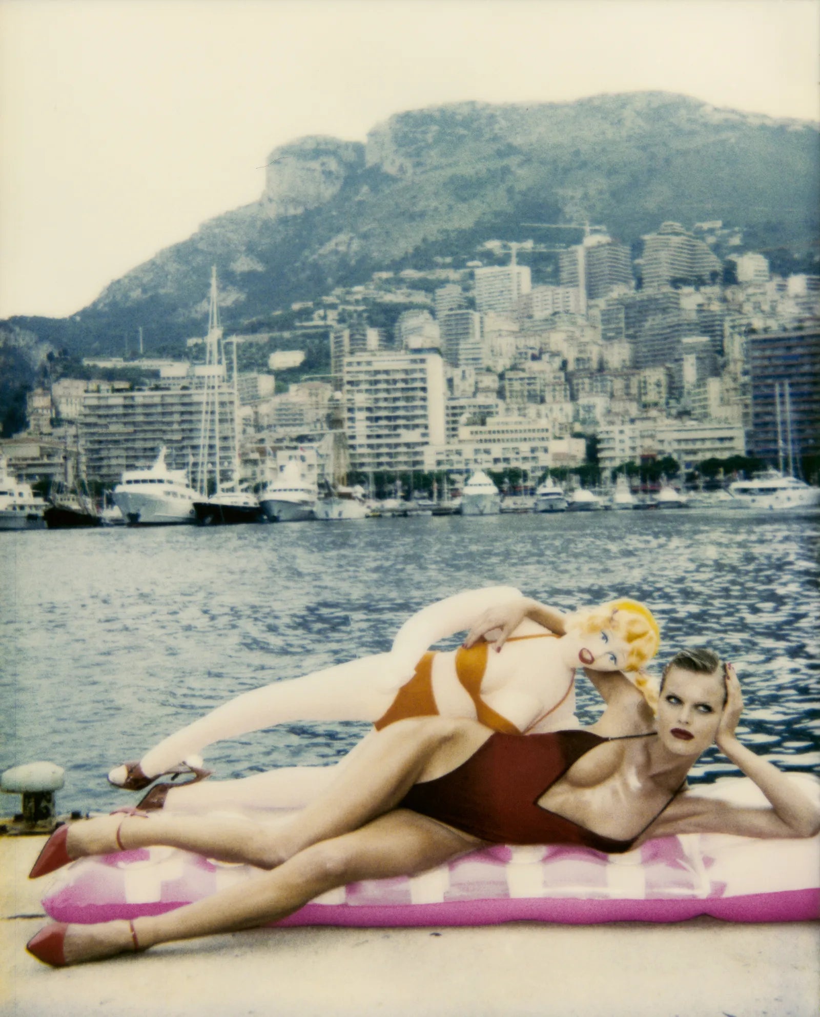 Gucci Spring 1997 Tom Ford Red Ombré One Piece Swimsuit S - 16