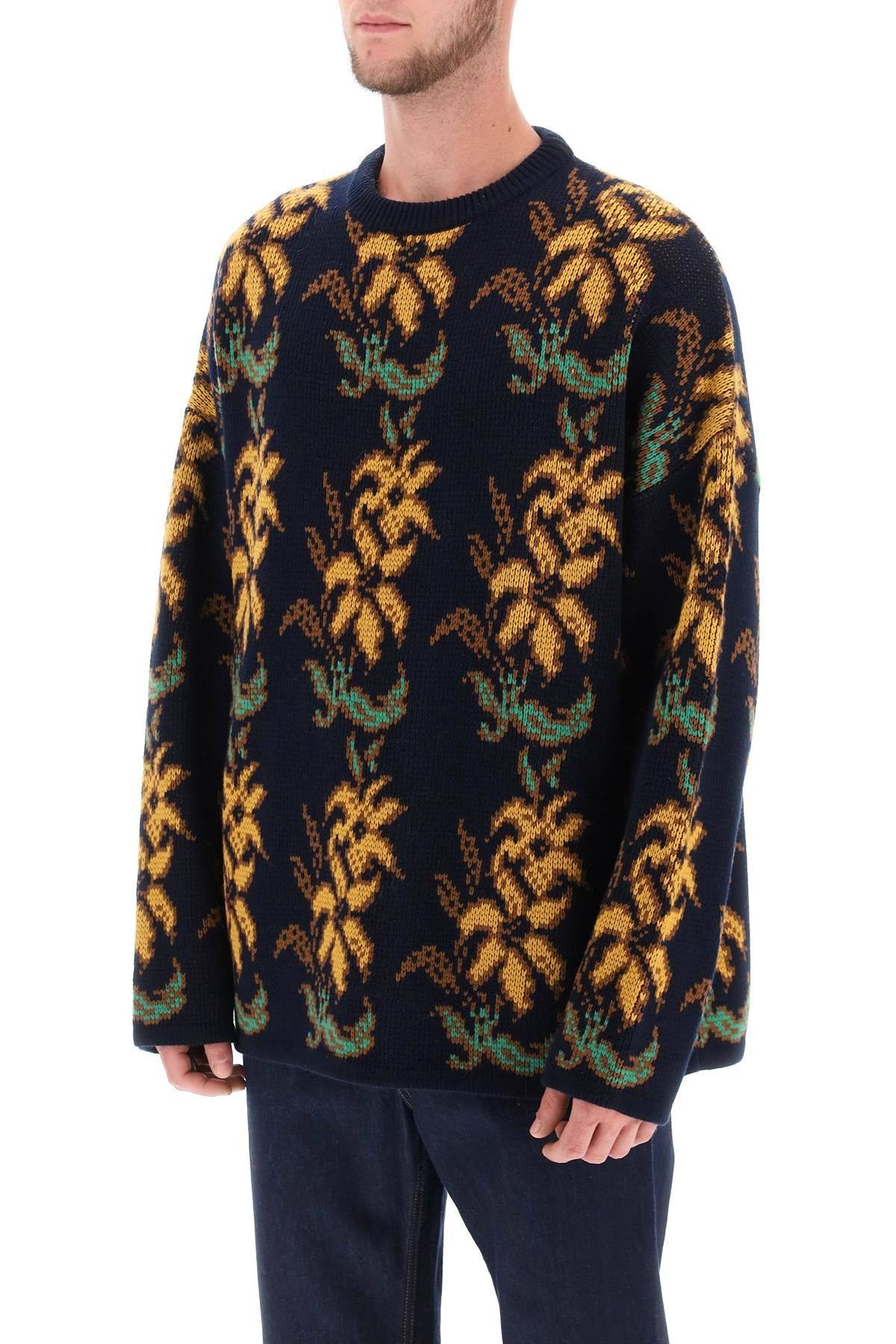 SWEATER WITH FLORAL PATTERN - 5