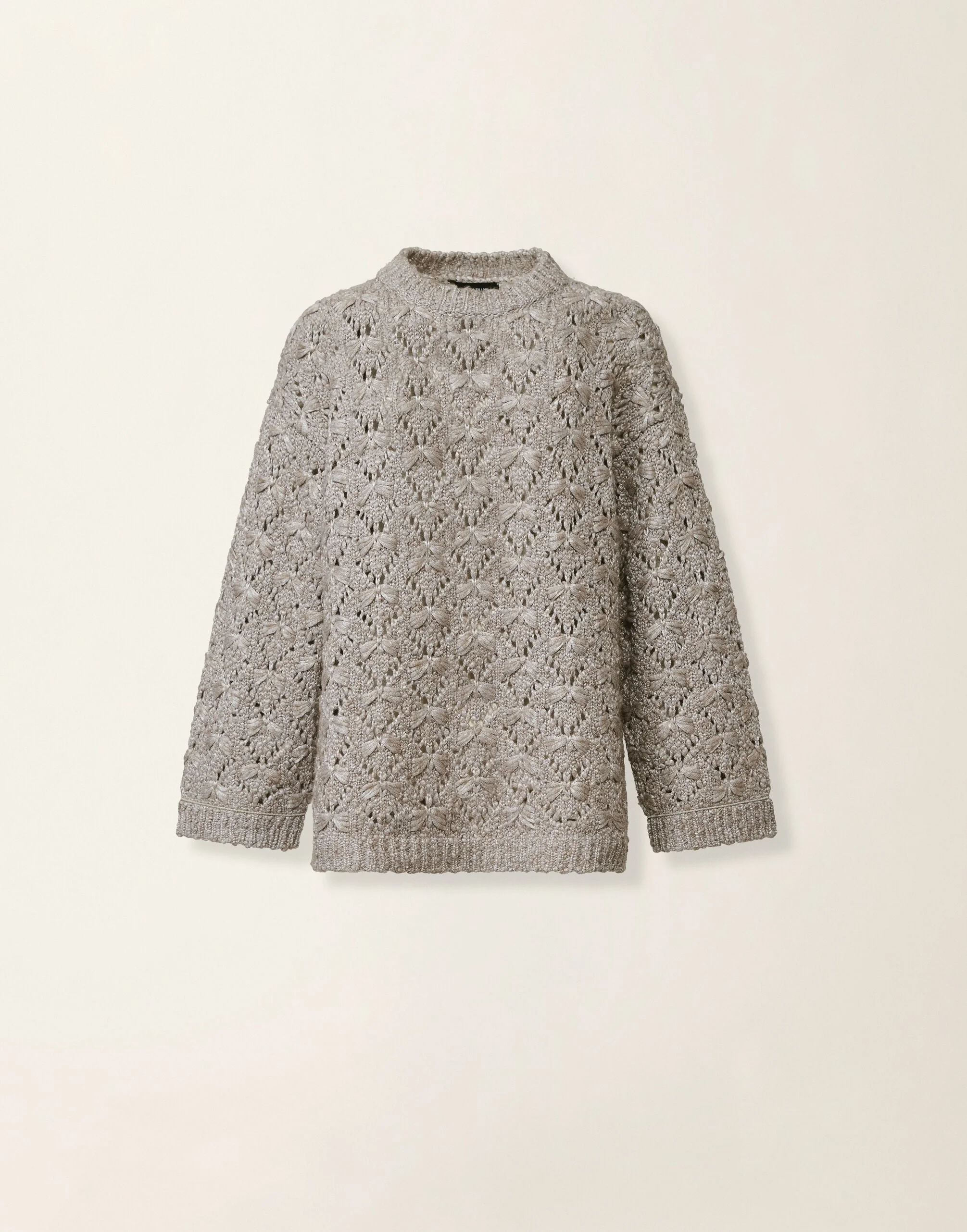 Padded yarn sweater - 1