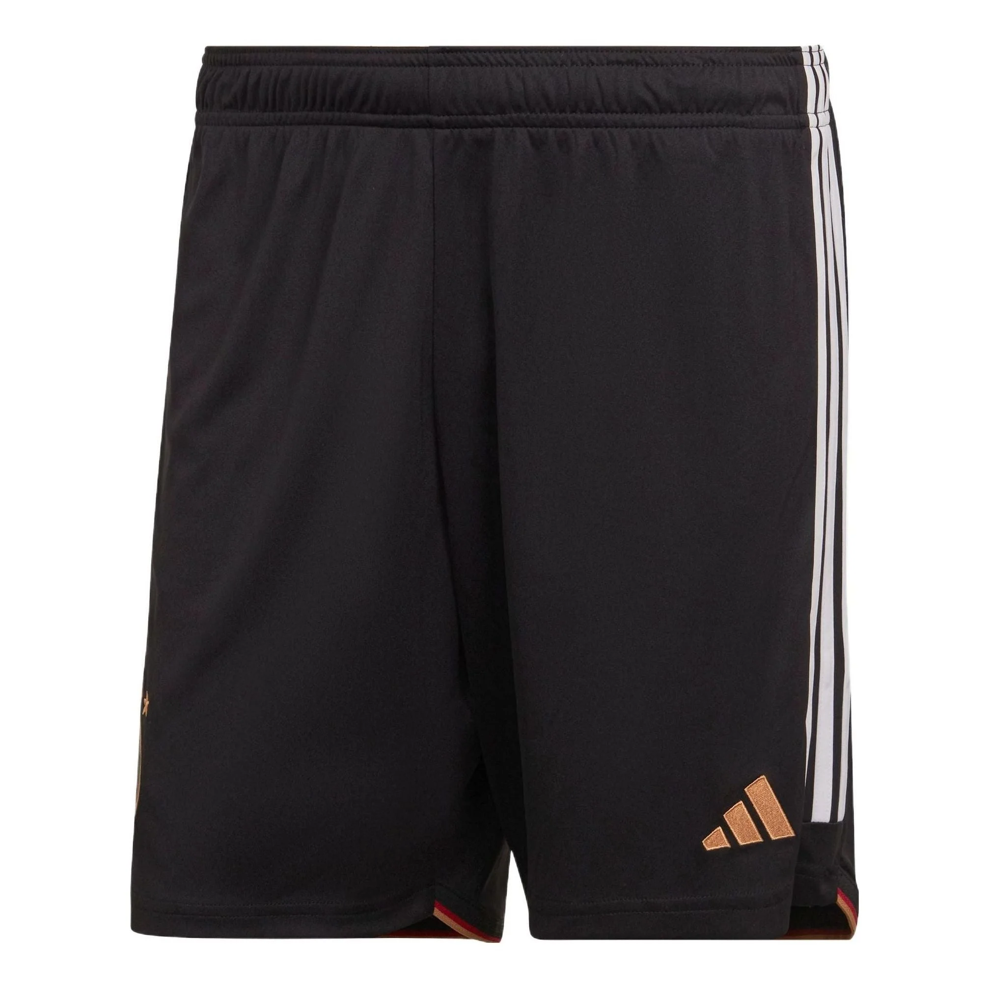 (WMNS) adidas Germany 22 Home Shorts 'Black White' HJ9605 - 1