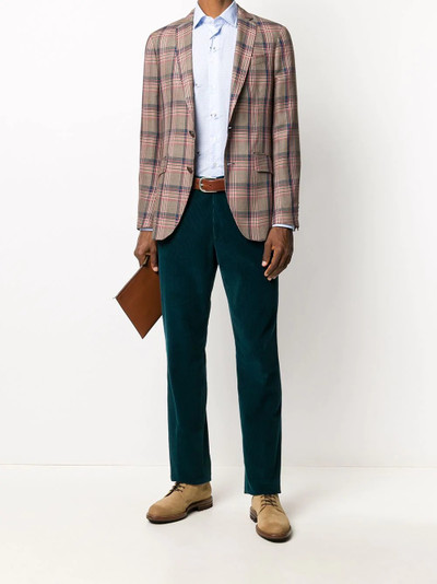 Etro gingham print shirt outlook