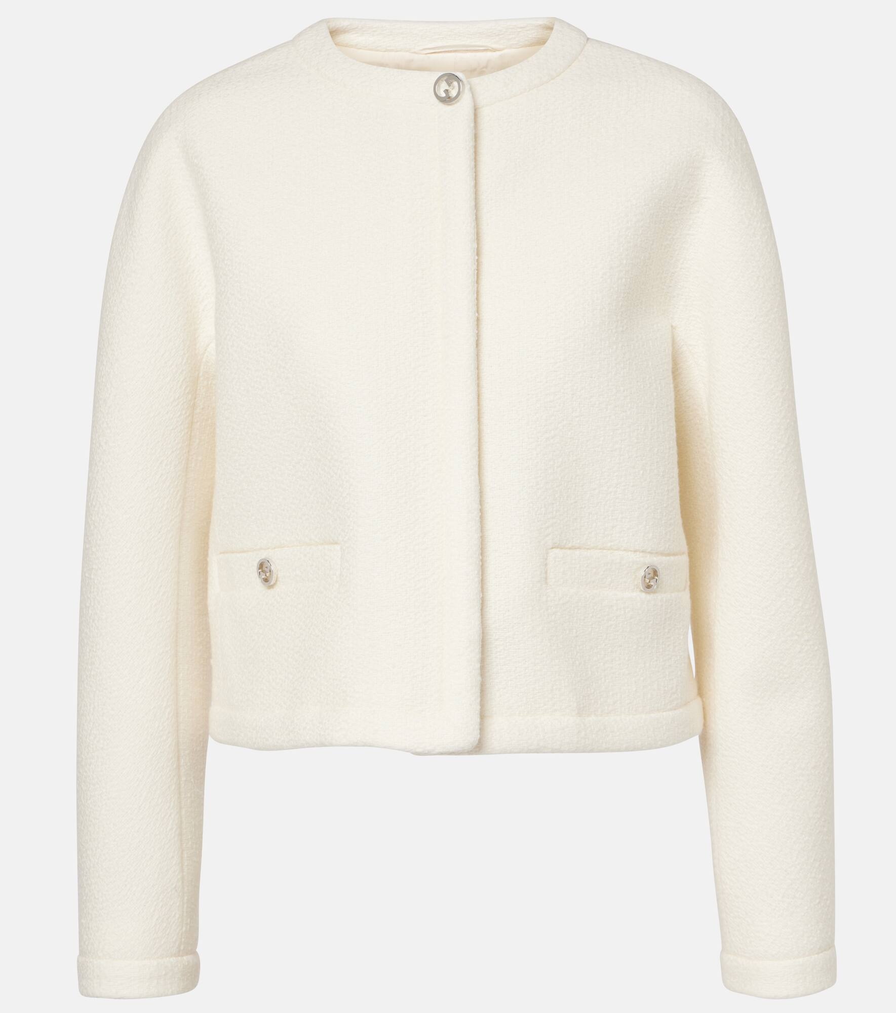Interlocking G wool-blend bouclé jacket - 1