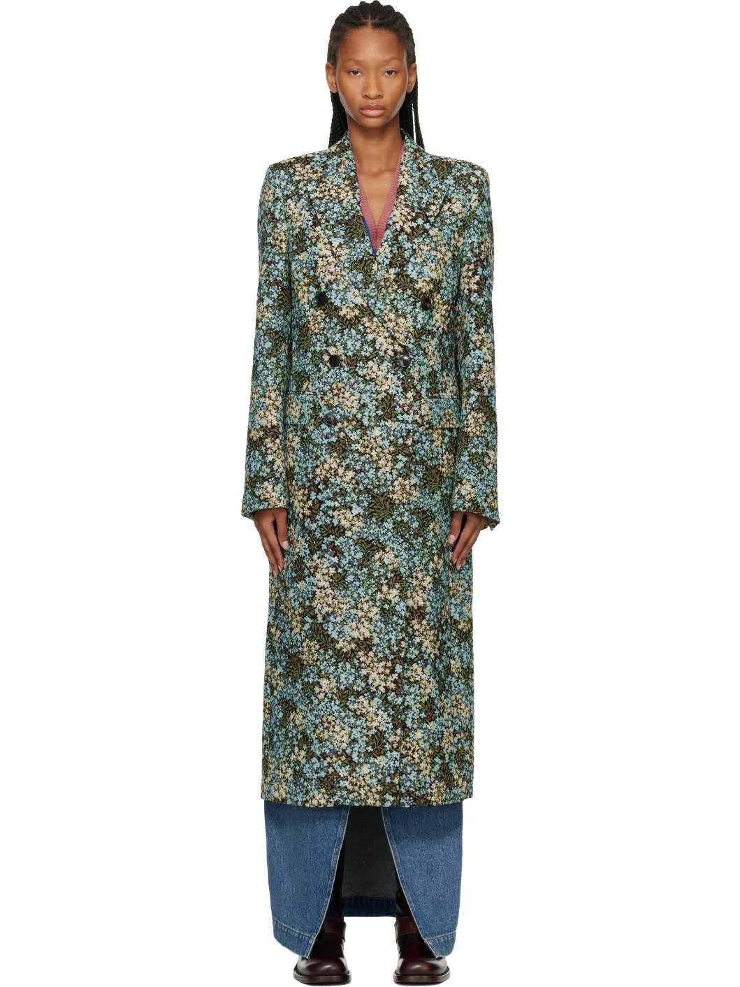 Multicolor Gobelin Coat - 1