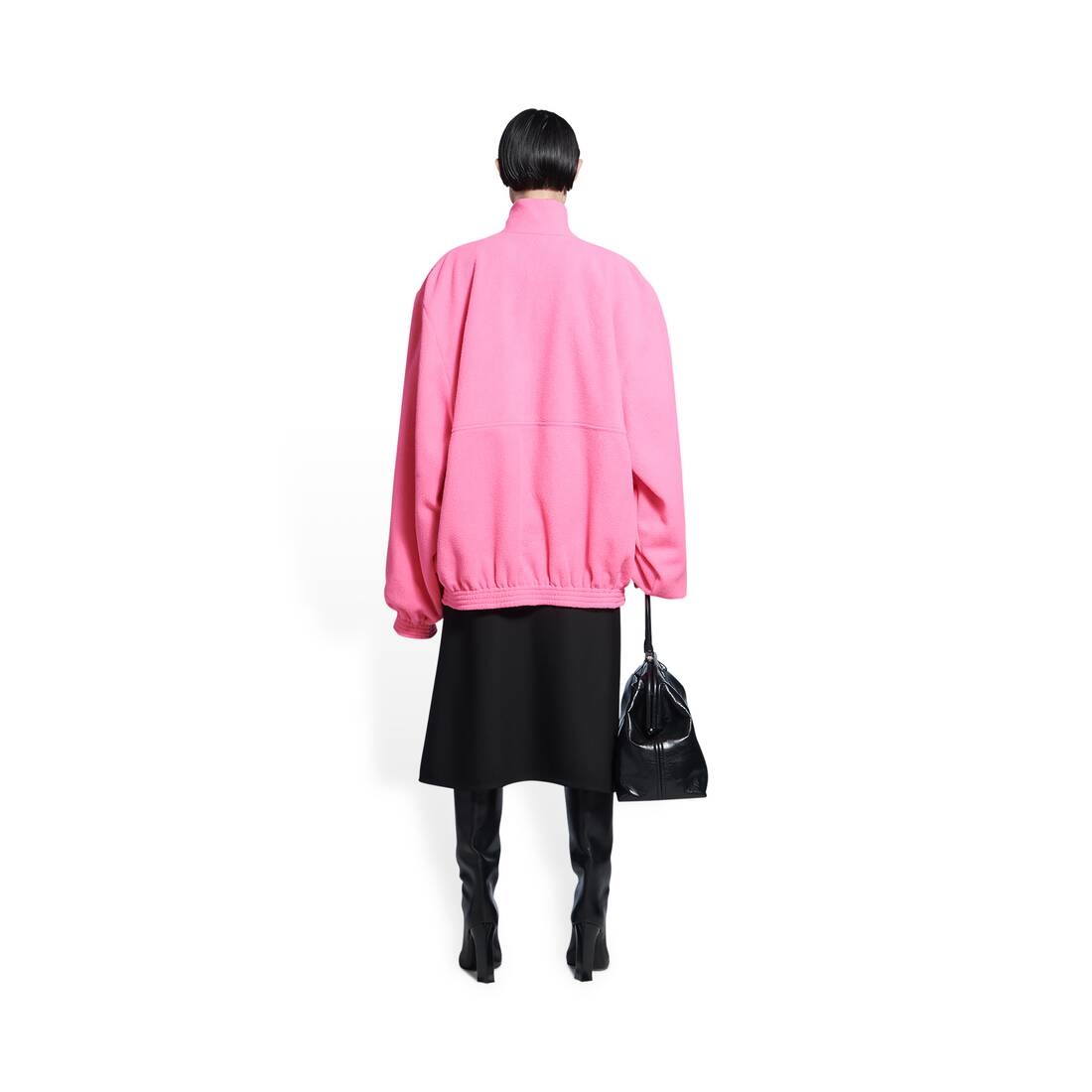 Women's Reversible Tracksuit Jacket   in Black - 7