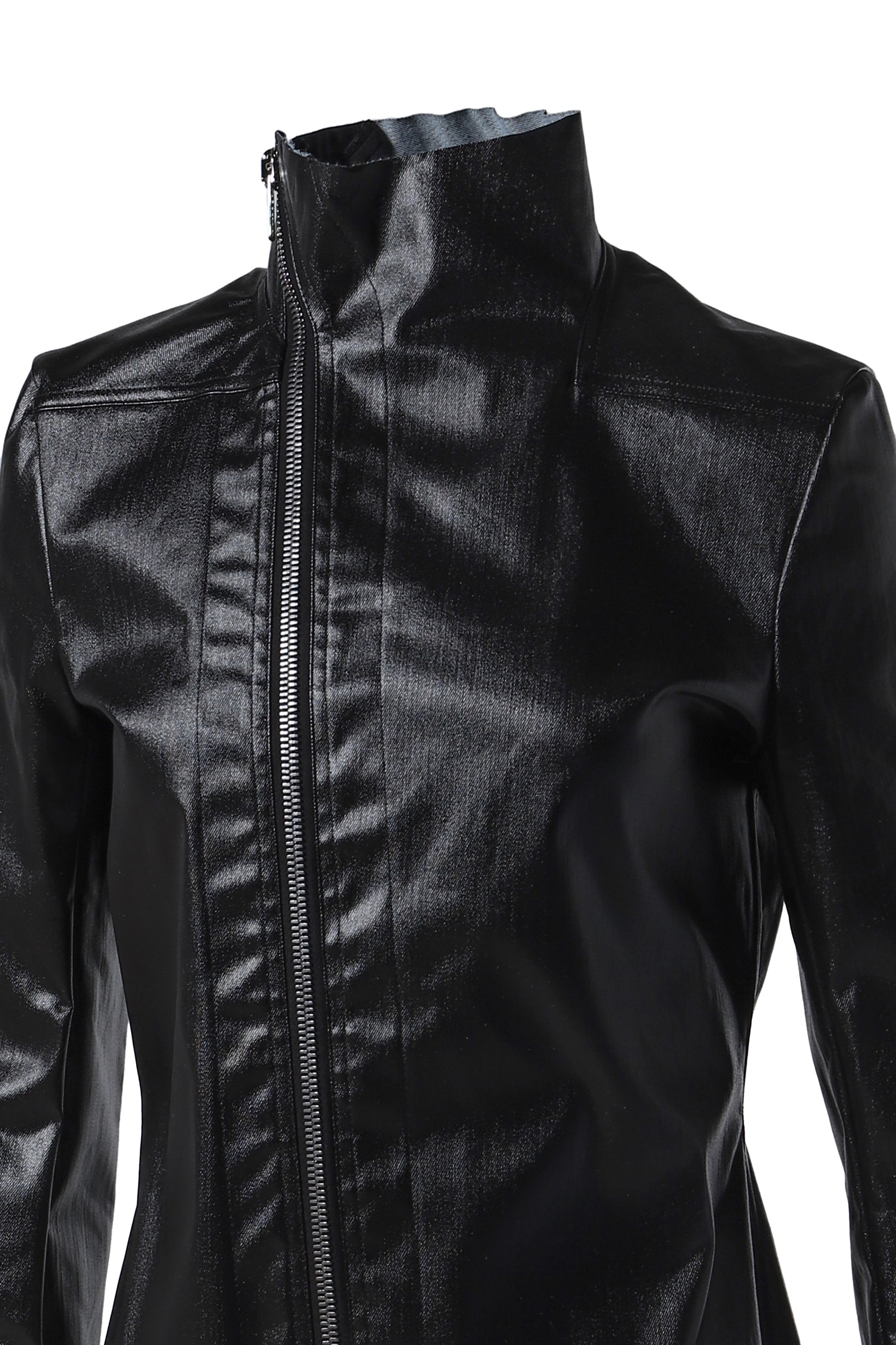 【関税＆送料込み】Rick Owens Gary Jkt Clothing Rick Owens Gary leather and cotton jacket Rick Owens