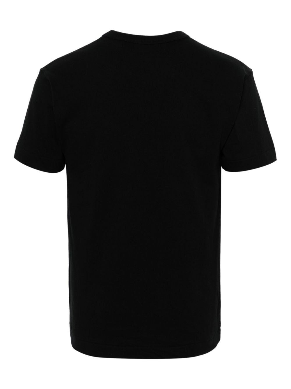 heart-patch cotton T-shirt - 2