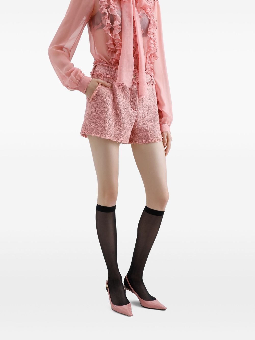 tweed shorts - 4