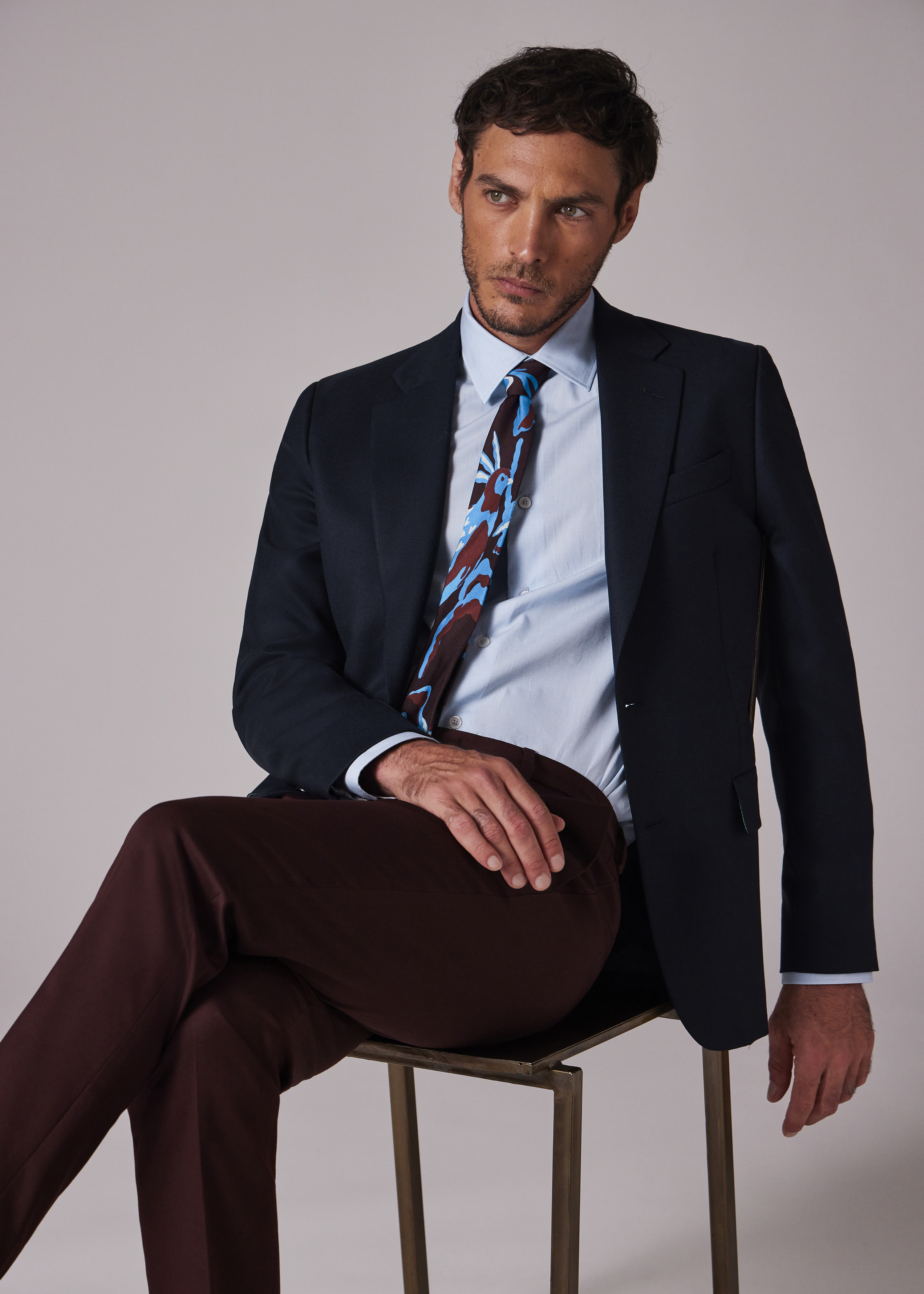 The Brierley - Navy Sopra Visso Wool Blazer - 6