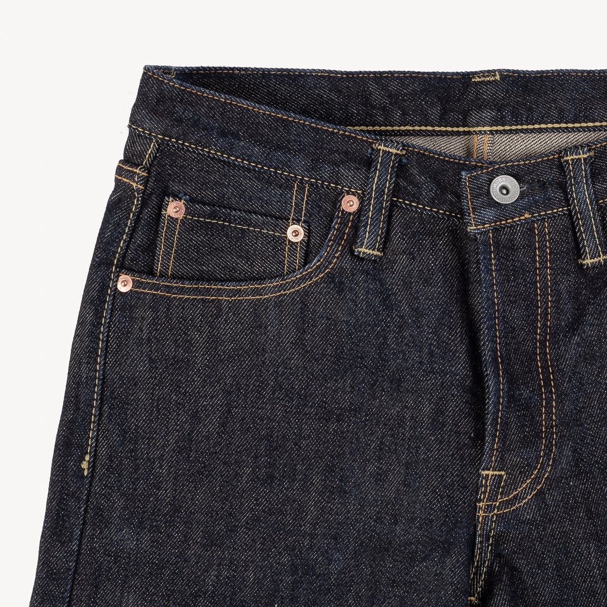 IH-777-SST 21oz Shinayaka Selvedge Denim Slim Tapered Cut Jeans - Indigo - 6