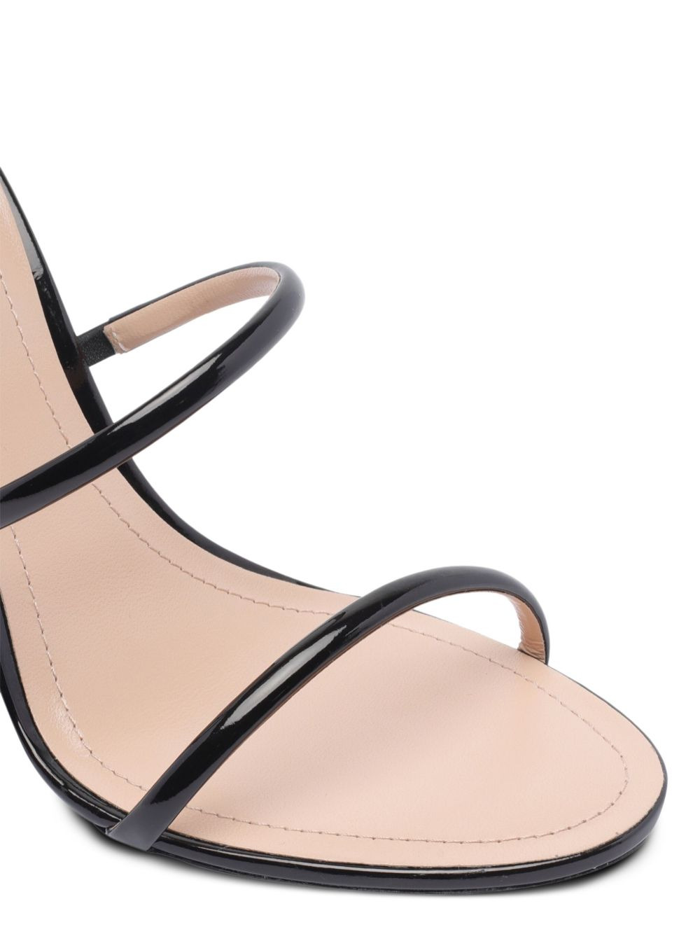Cleo spiral-wrap patent-leather sandals - 4