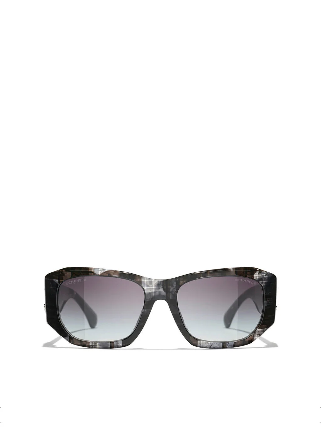 CH5554 Rectangle-Frame Acetate Sunglasses - 1
