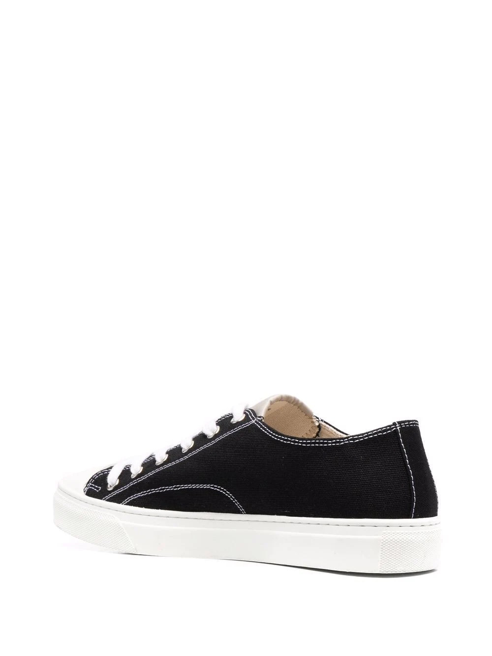 Orb-logo low-top sneakers - 3