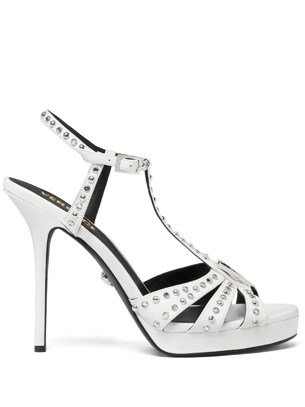 120mm studded platform sandals - 1