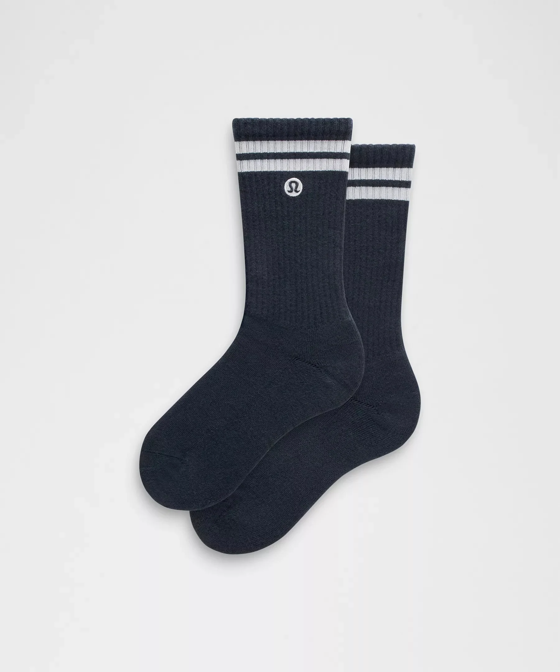 Unisex Daily Essential Crew Socks *Stripe - 1