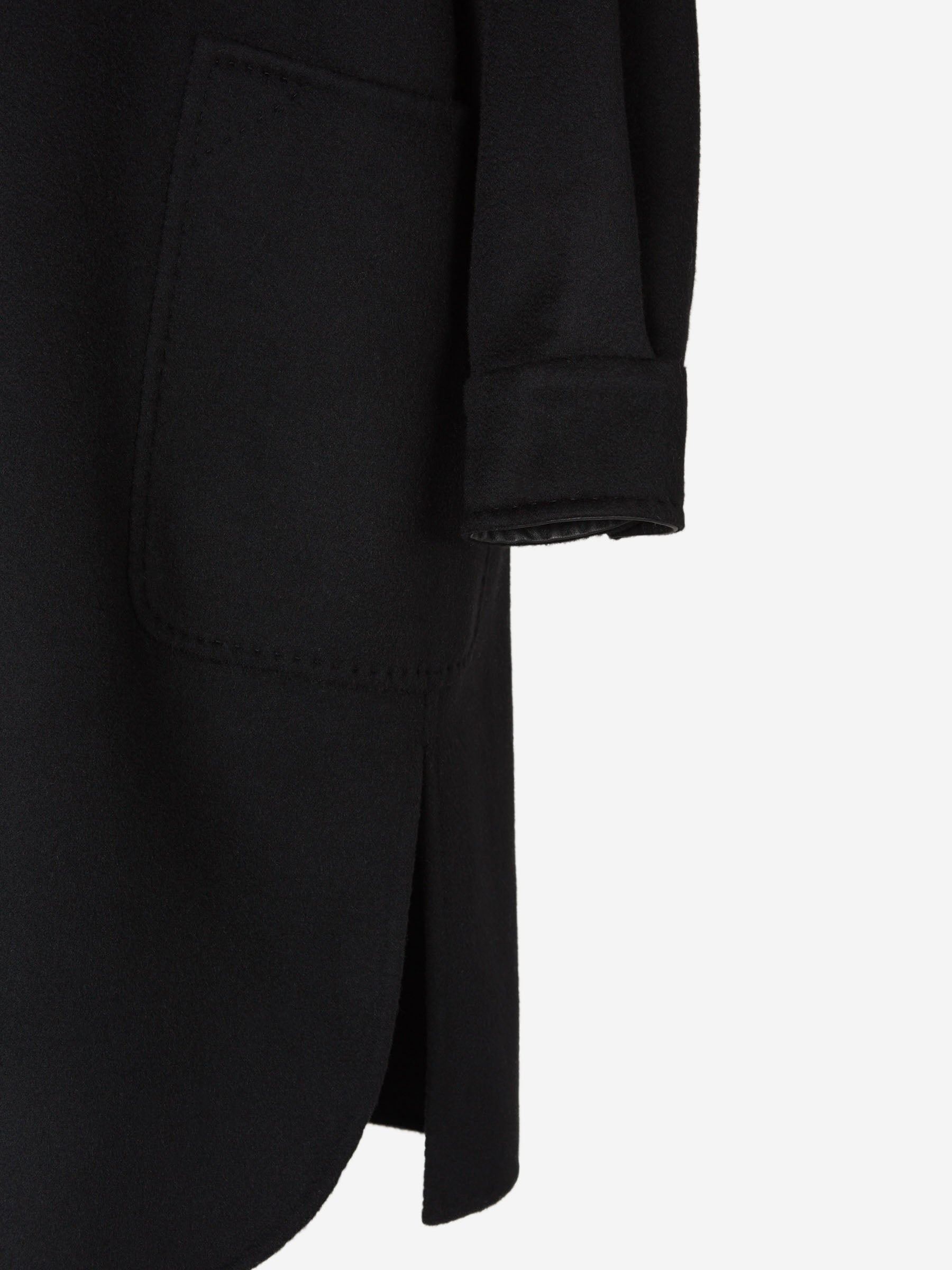 OVERSIZE CASHMERE COAT - 4