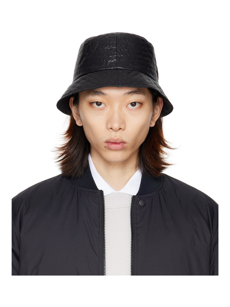 Black Logo Bucket Hat - 1