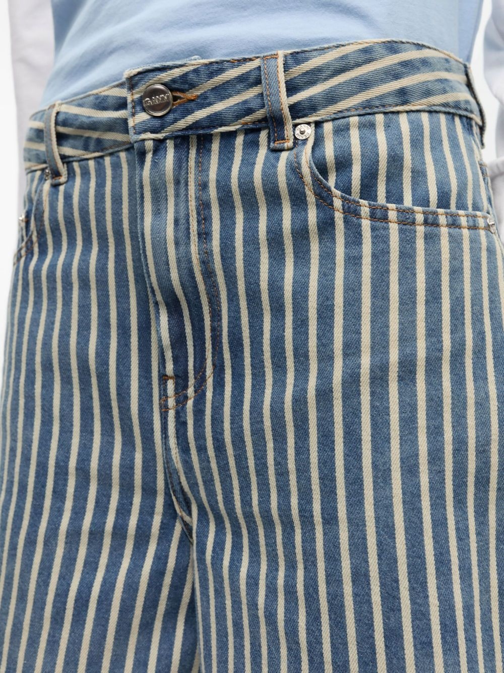 striped shorts - 5