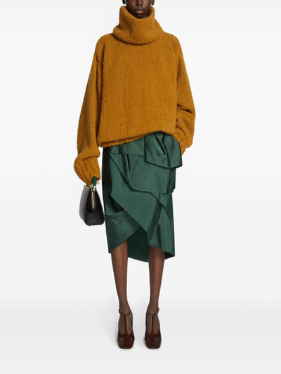 Dries Van Noten high-neck knit sweater outlook