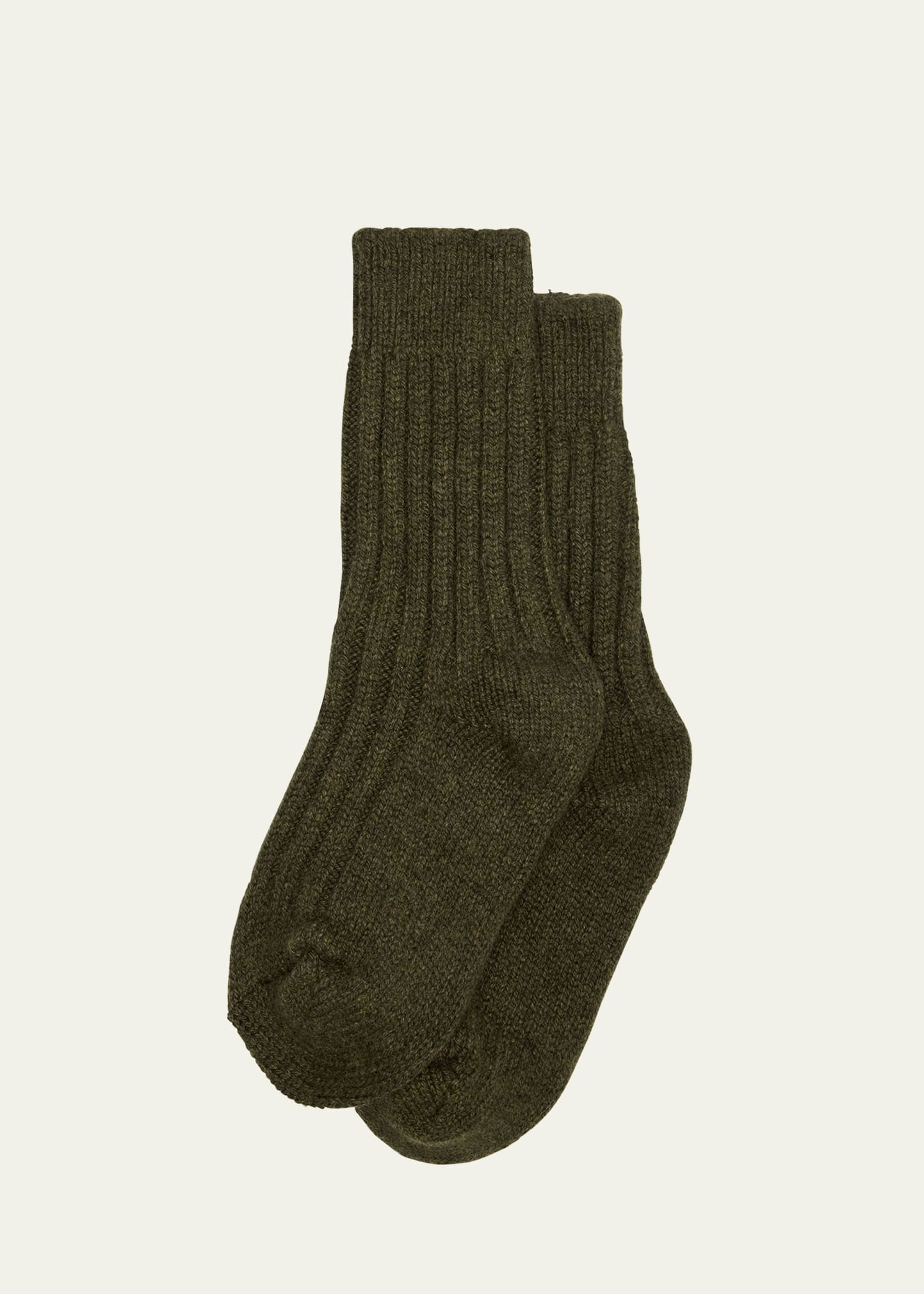 Yosemite Ribbed Cashmere Socks - 1