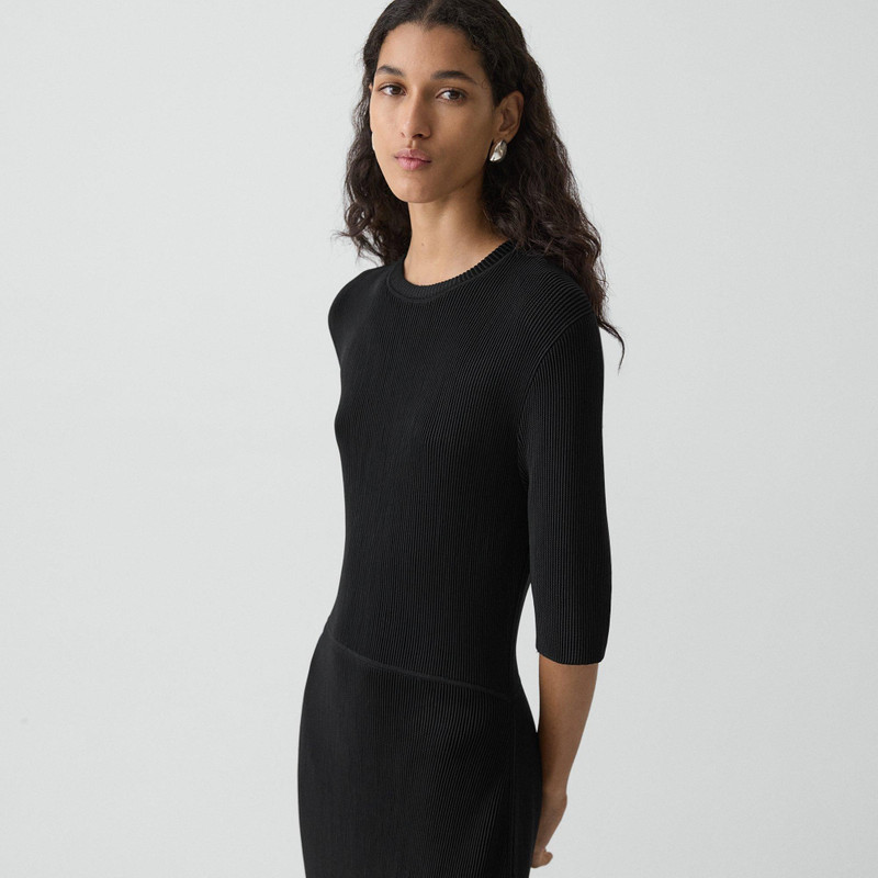 Paneled Dress in Stretch Knit 5