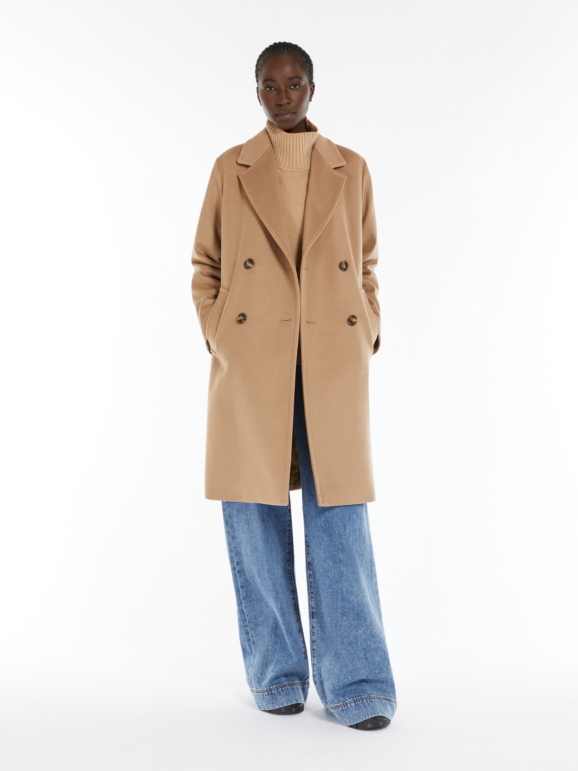 ZUM Double-breasted wool broadcloth coat - 2