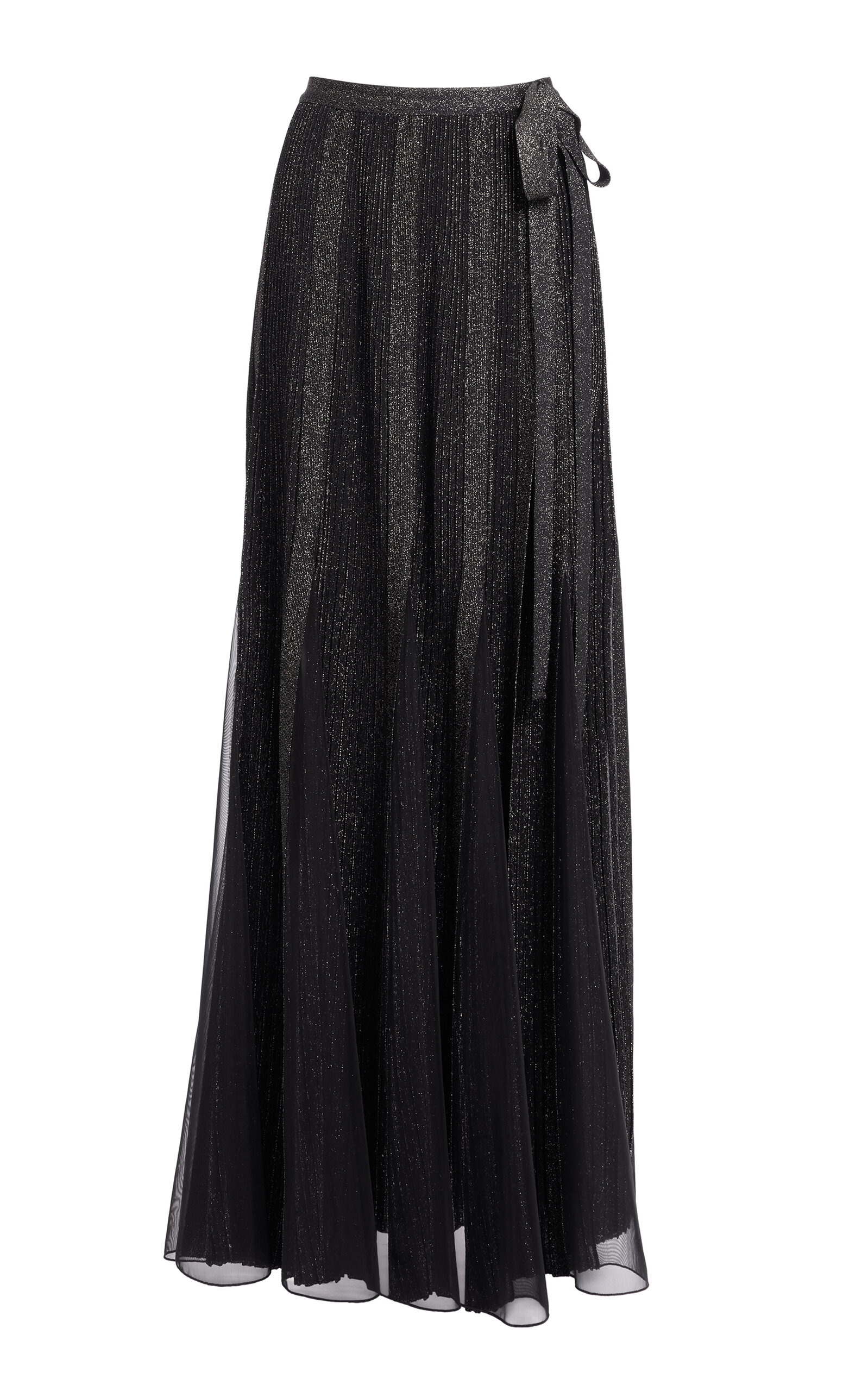 Knit Maxi Skirt black - 1